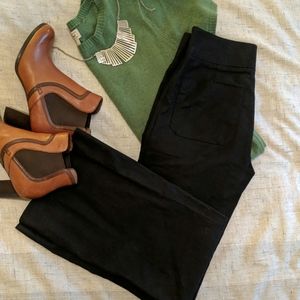 Costa Blanca cotton/linen black pants